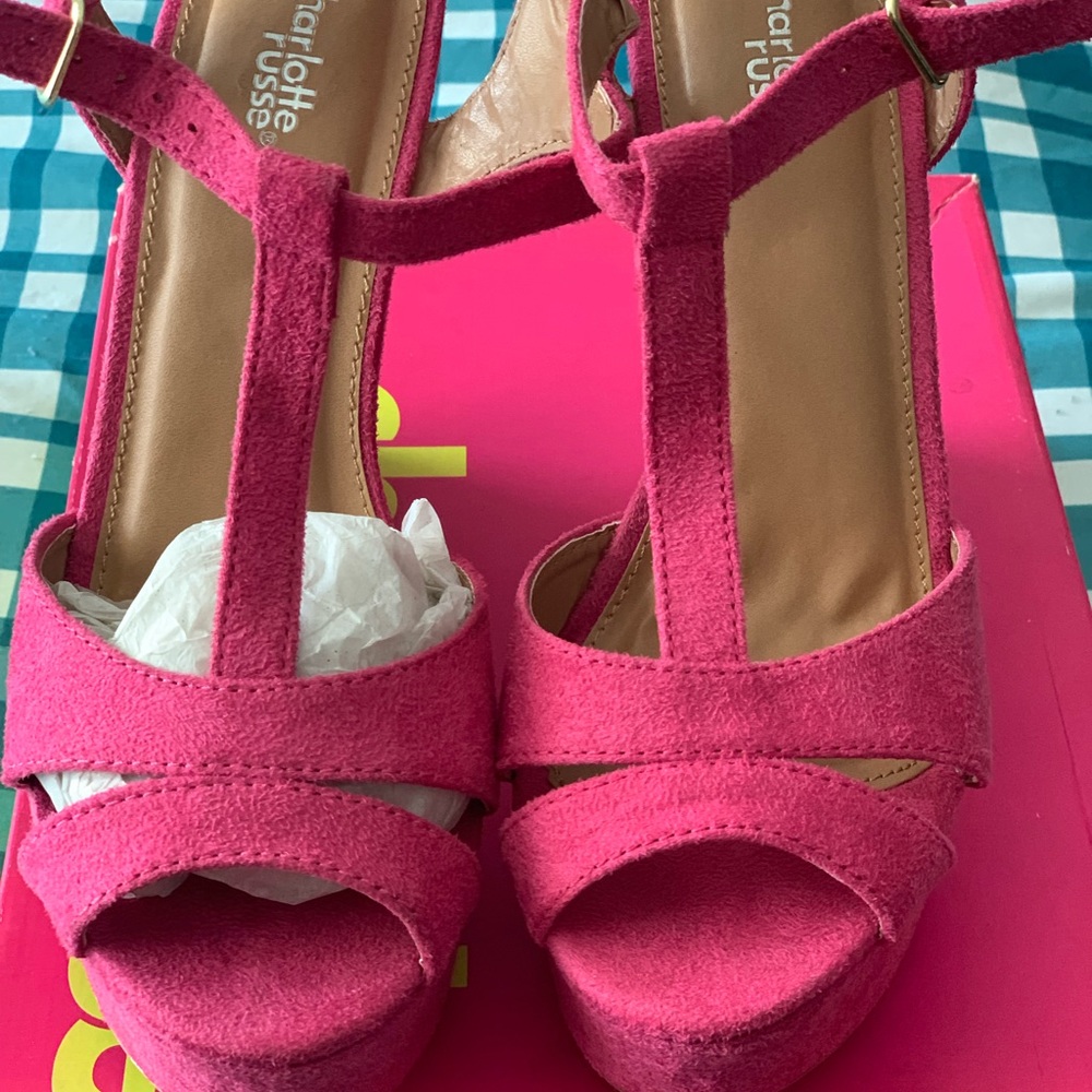 NWT Charolette Russe Wedge Sandals